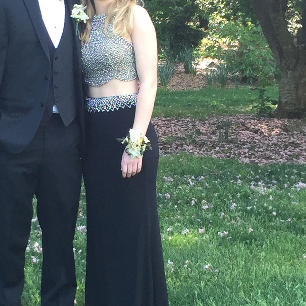 Clarisse Prom Dress - two piece - size 0